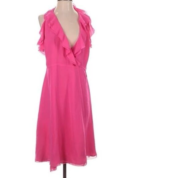 Trina Turk Women's Naples Ruffle Wrap Dress - Picture 3 of 6
